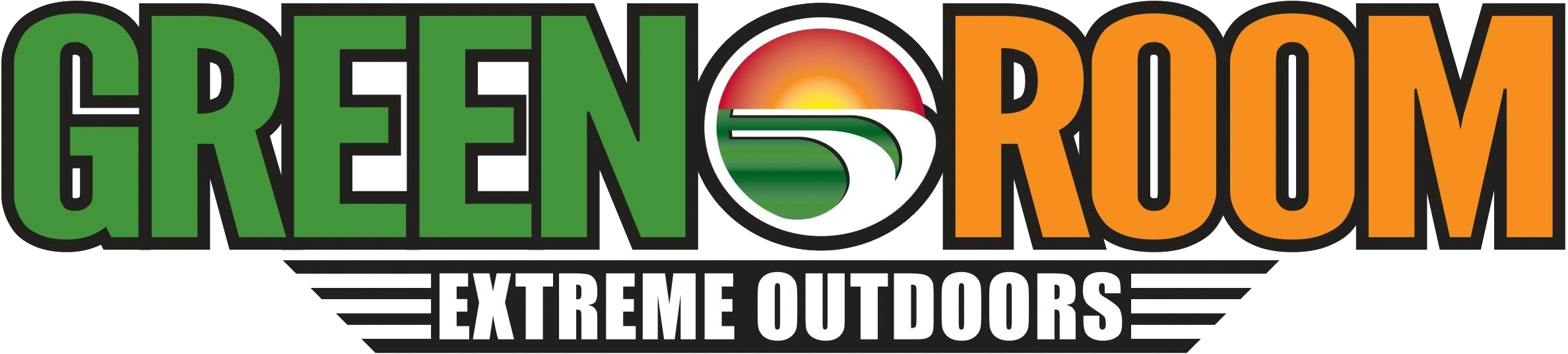 A logo for the outdoor store, no 5 extreme outdoors.